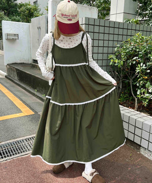 カーキ モデル：160㎝ F着用