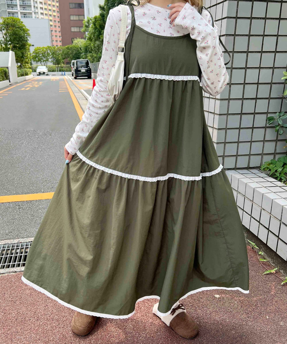 カーキ モデル：160㎝ F着用