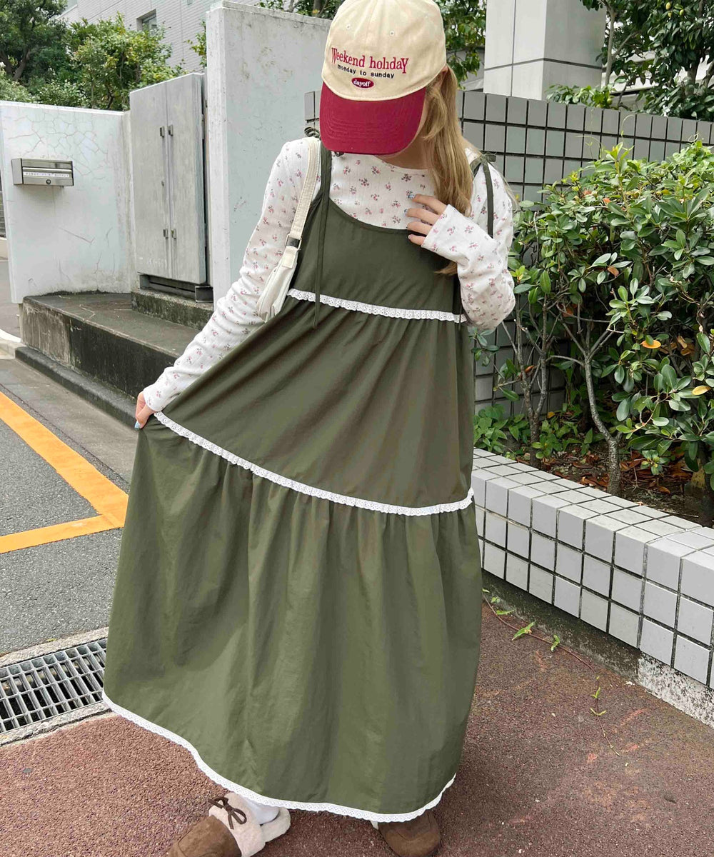 カーキ モデル：160㎝ F着用