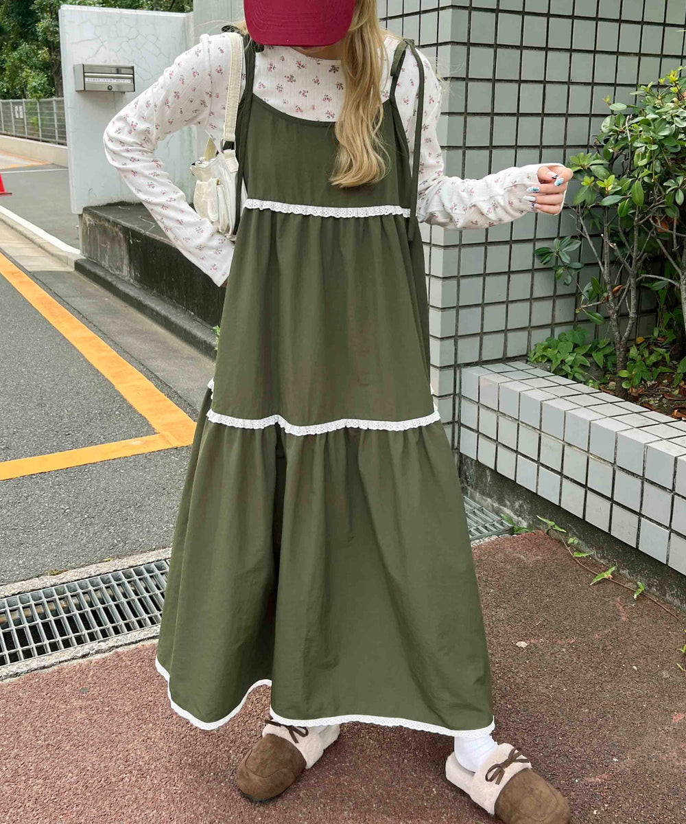 カーキ モデル：160㎝ F着用