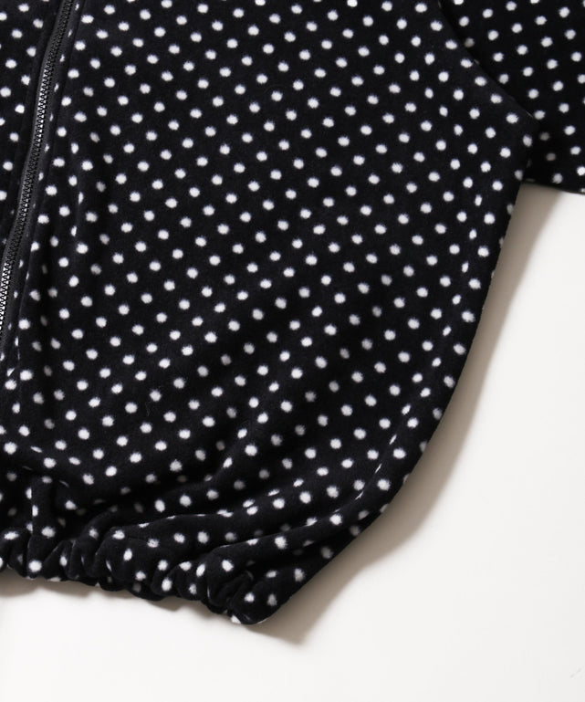 ドットフリースパーカー