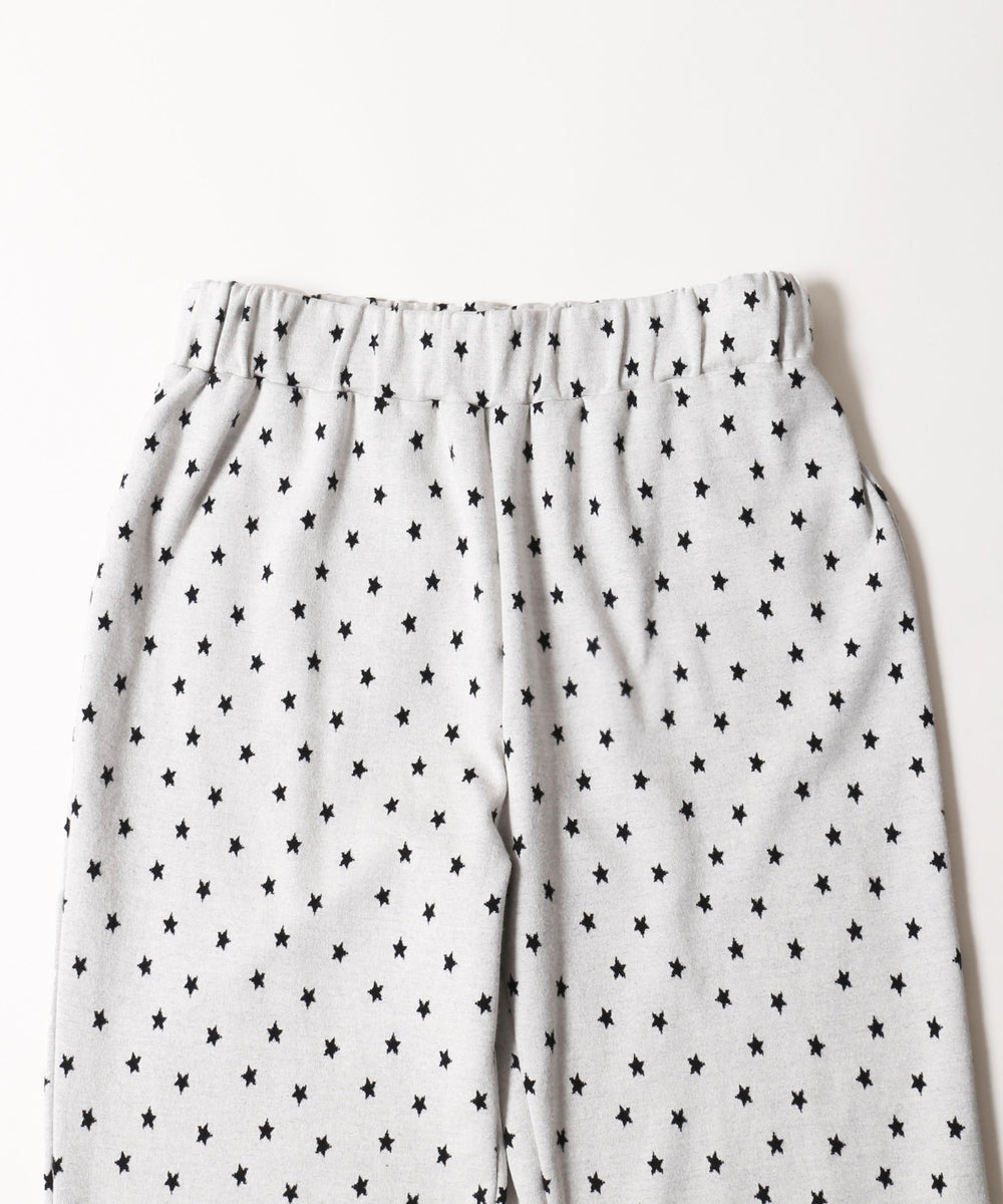 スタージャガードフレアパンツ