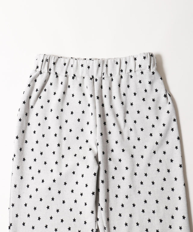 スタージャガードフレアパンツ