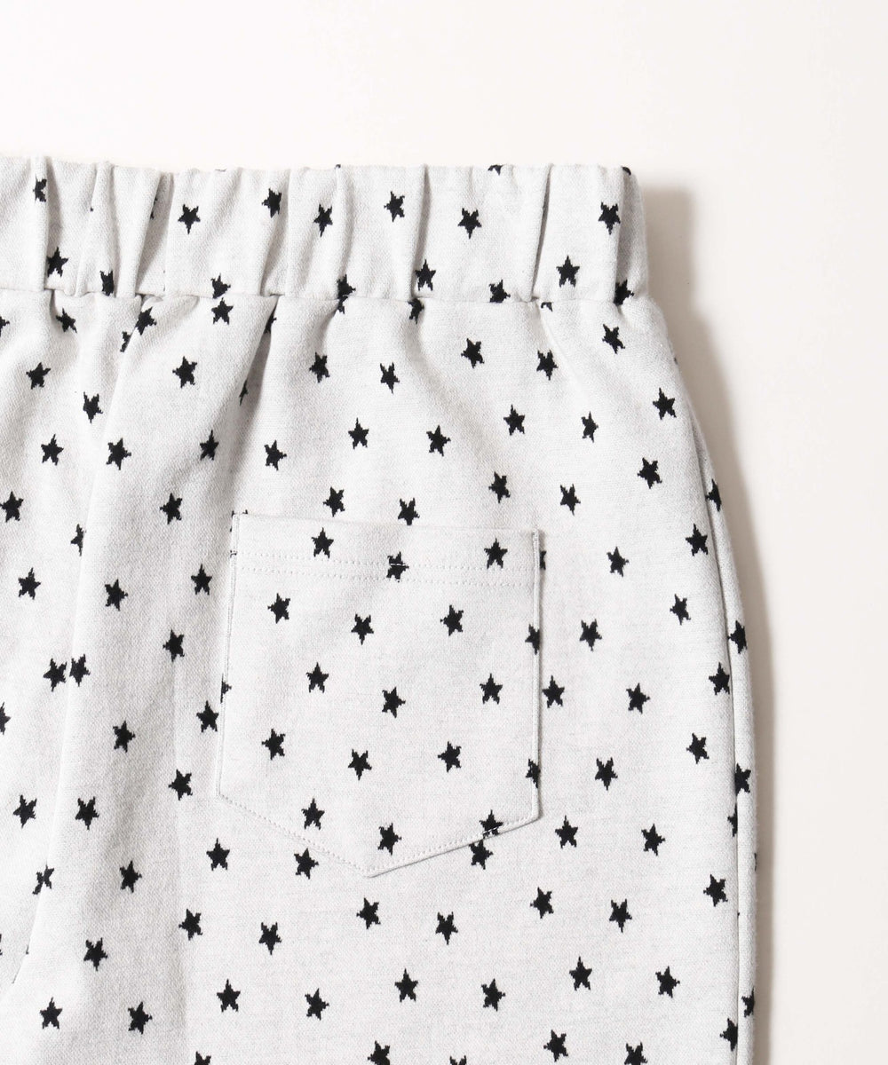 スタージャガードフレアパンツ