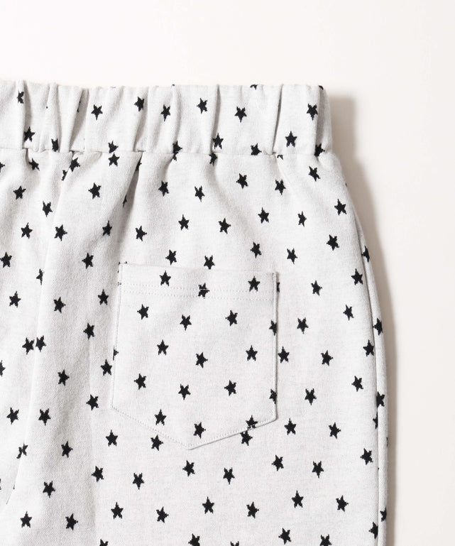 スタージャガードフレアパンツ