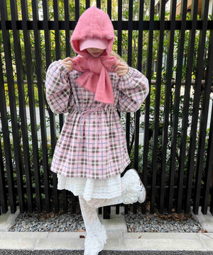 ピンク モデル：160㎝ F着用