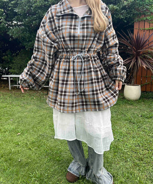 グレー モデル：160㎝ F着用