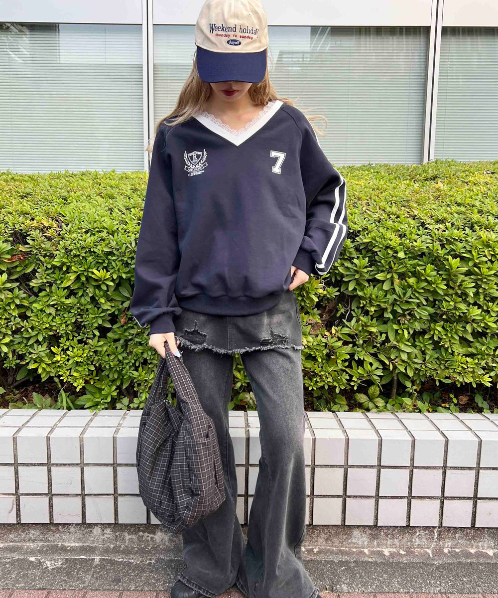 ネイビーモデル：160㎝ F着用