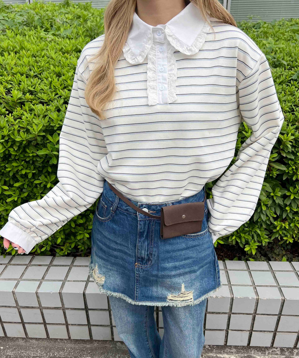 ホワイトアイボリー モデル：160㎝ F着用