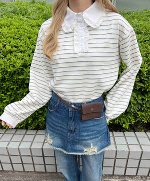 ホワイトアイボリー モデル：160㎝ F着用