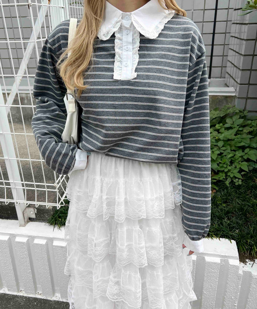 グレー モデル：160㎝ F着用