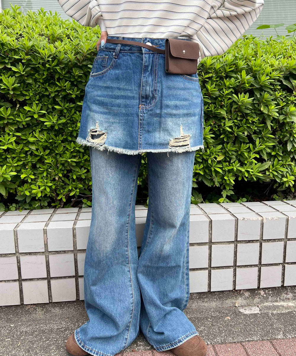 デニム モデル：160㎝ F着用