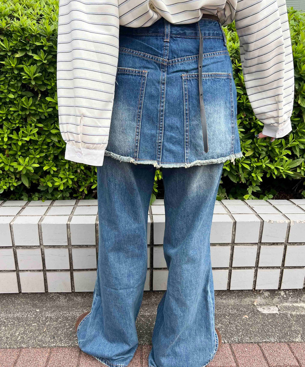 デニム モデル：160㎝ F着用