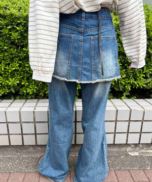 デニム モデル：160㎝ F着用