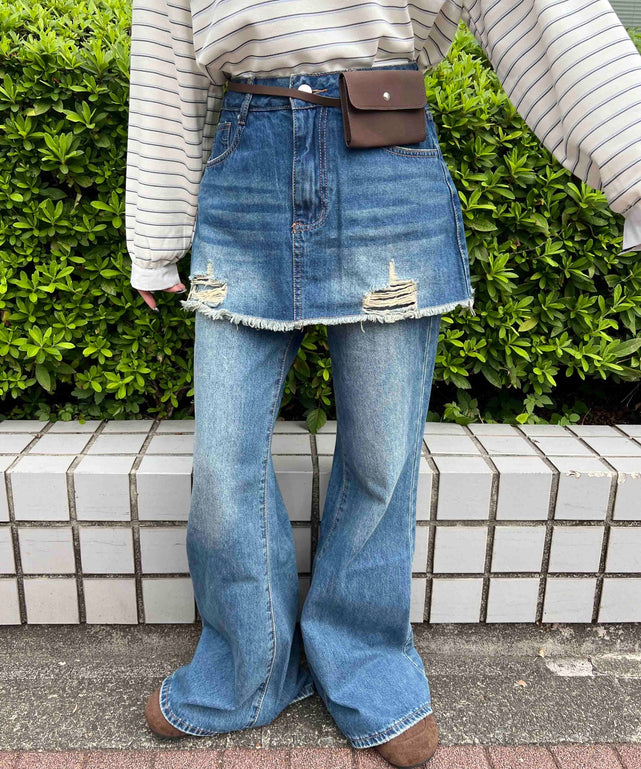 デニム モデル：160㎝ F着用