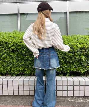 デニム モデル：160㎝ F着用