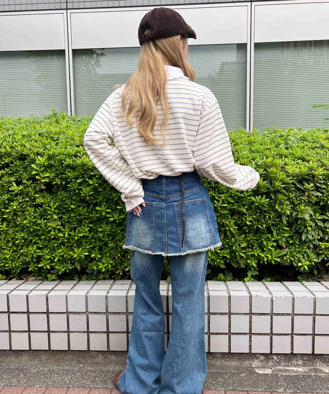 デニム モデル：160㎝ F着用