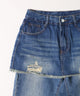 スカートドッキングデニム