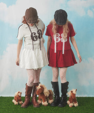 レースワッペンラインTシャツ