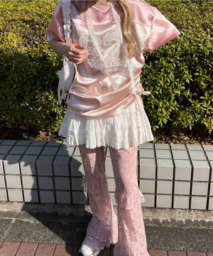 ピンク モデル：160㎝ F着用