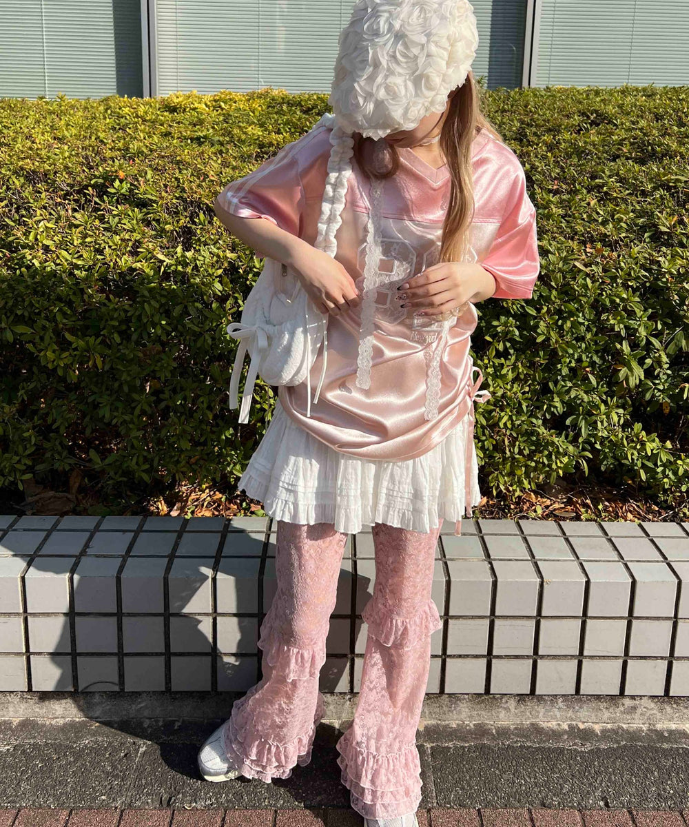 ピンク モデル：160㎝ F着用