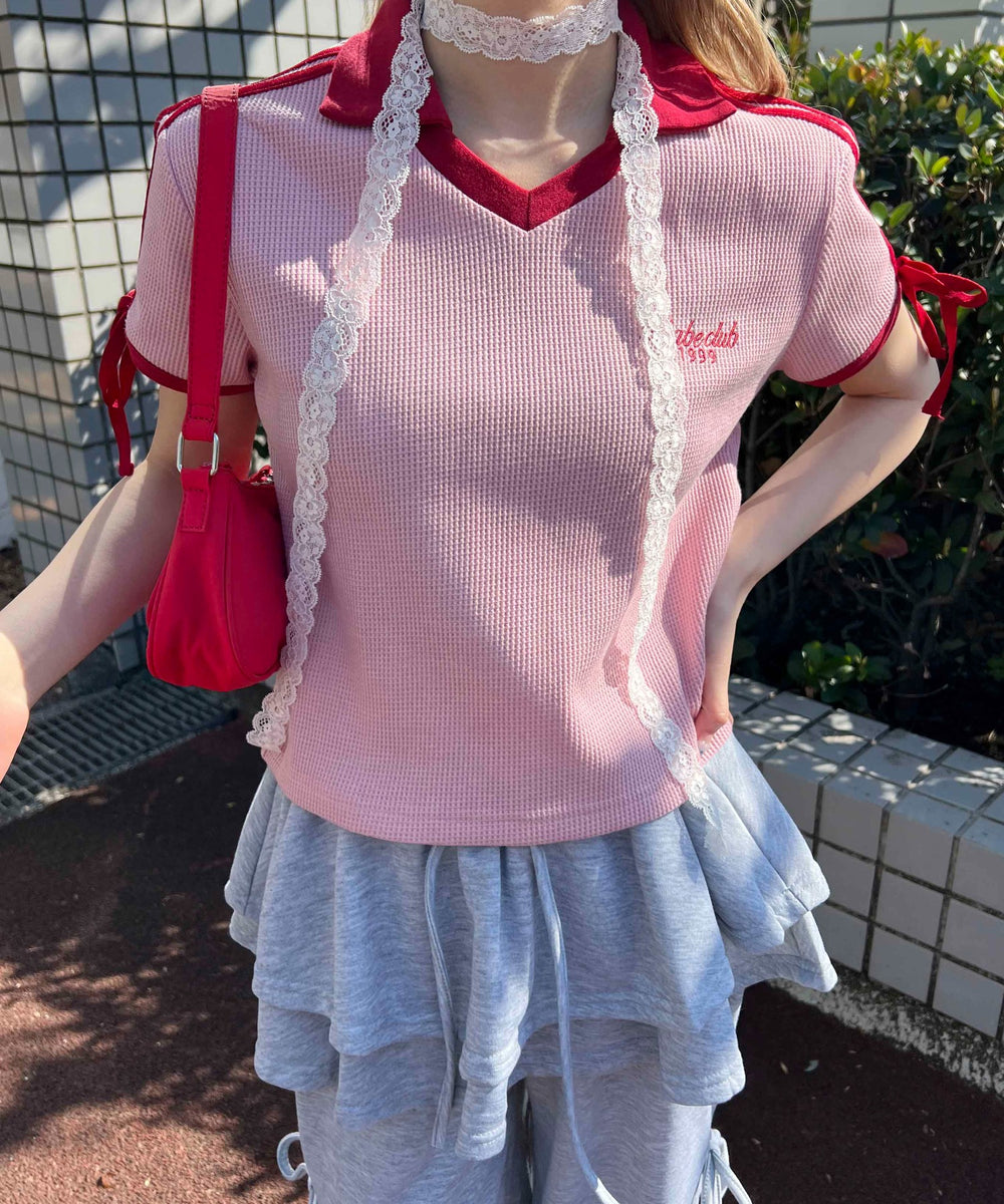 ピンク モデル：160㎝ F着用