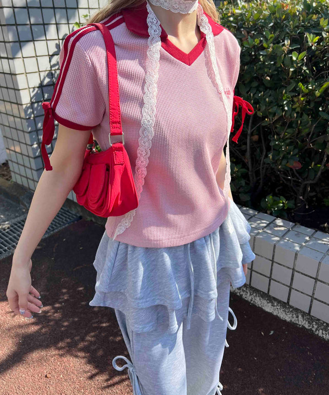 ピンク モデル：160㎝ F着用