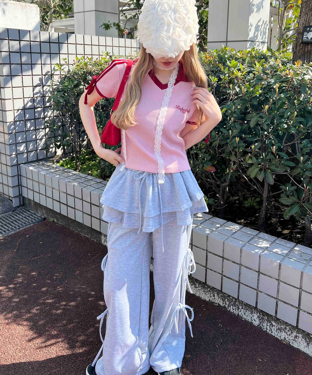 ピンク モデル：160㎝ F着用