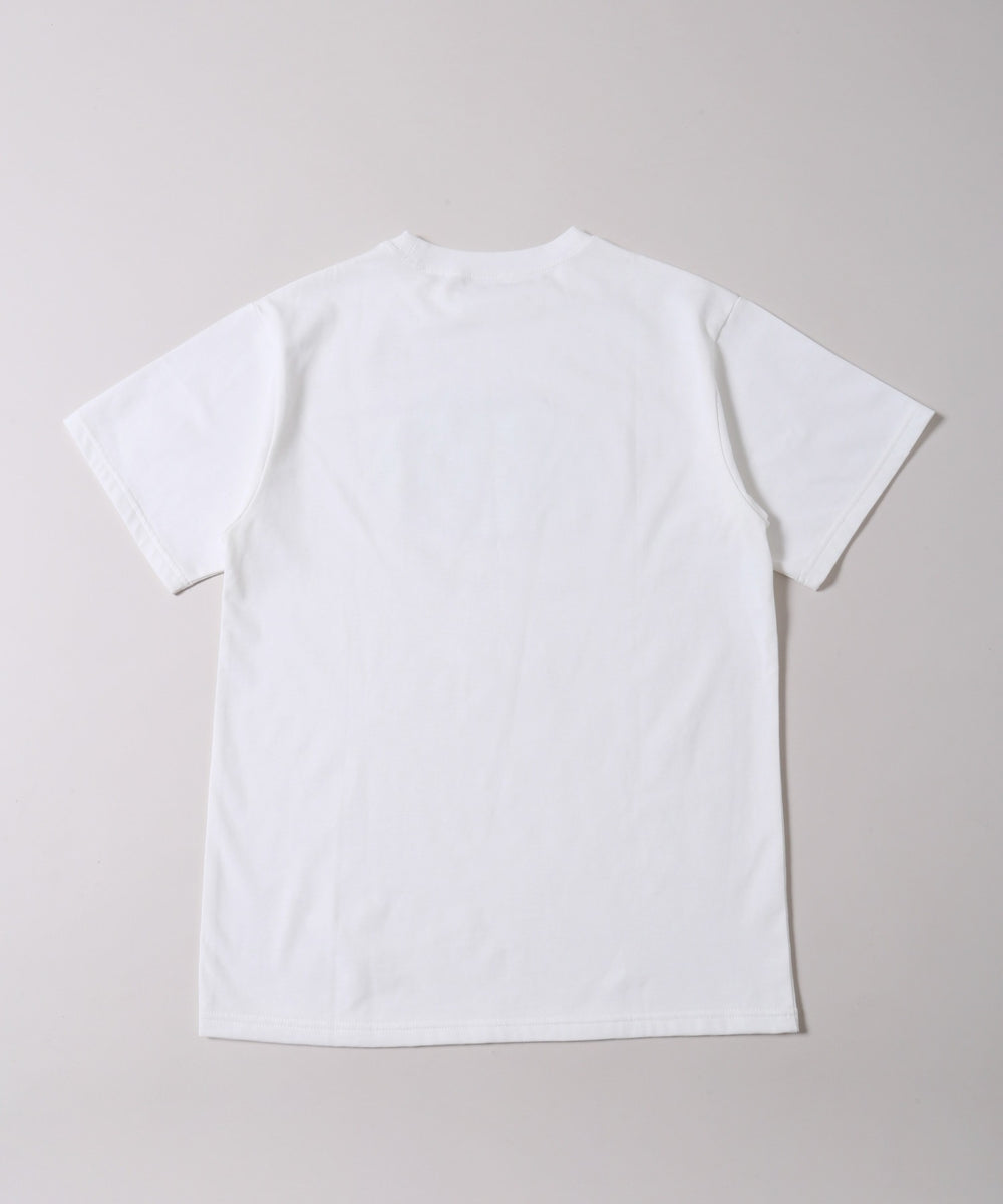 ラインストーンプリントTシャツ