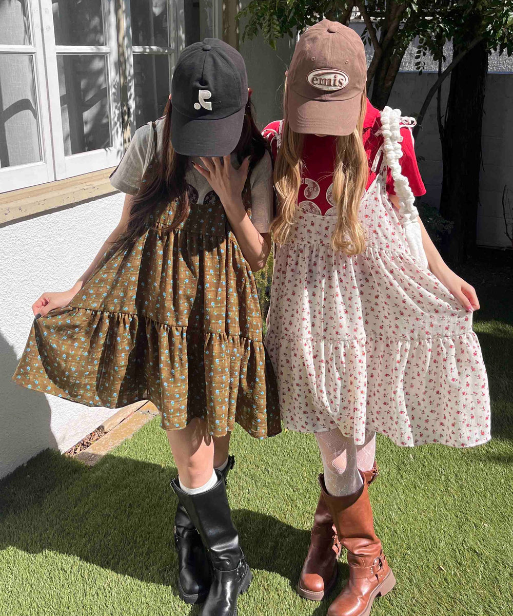 リトルフラワーキャミミニワンピース