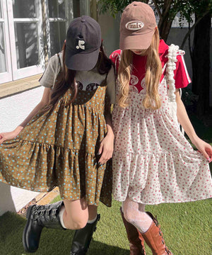 リトルフラワーキャミミニワンピース