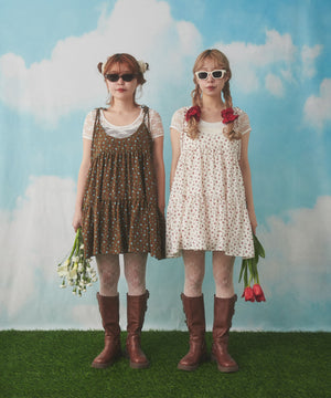 リトルフラワーキャミミニワンピース