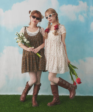 リトルフラワーキャミミニワンピース