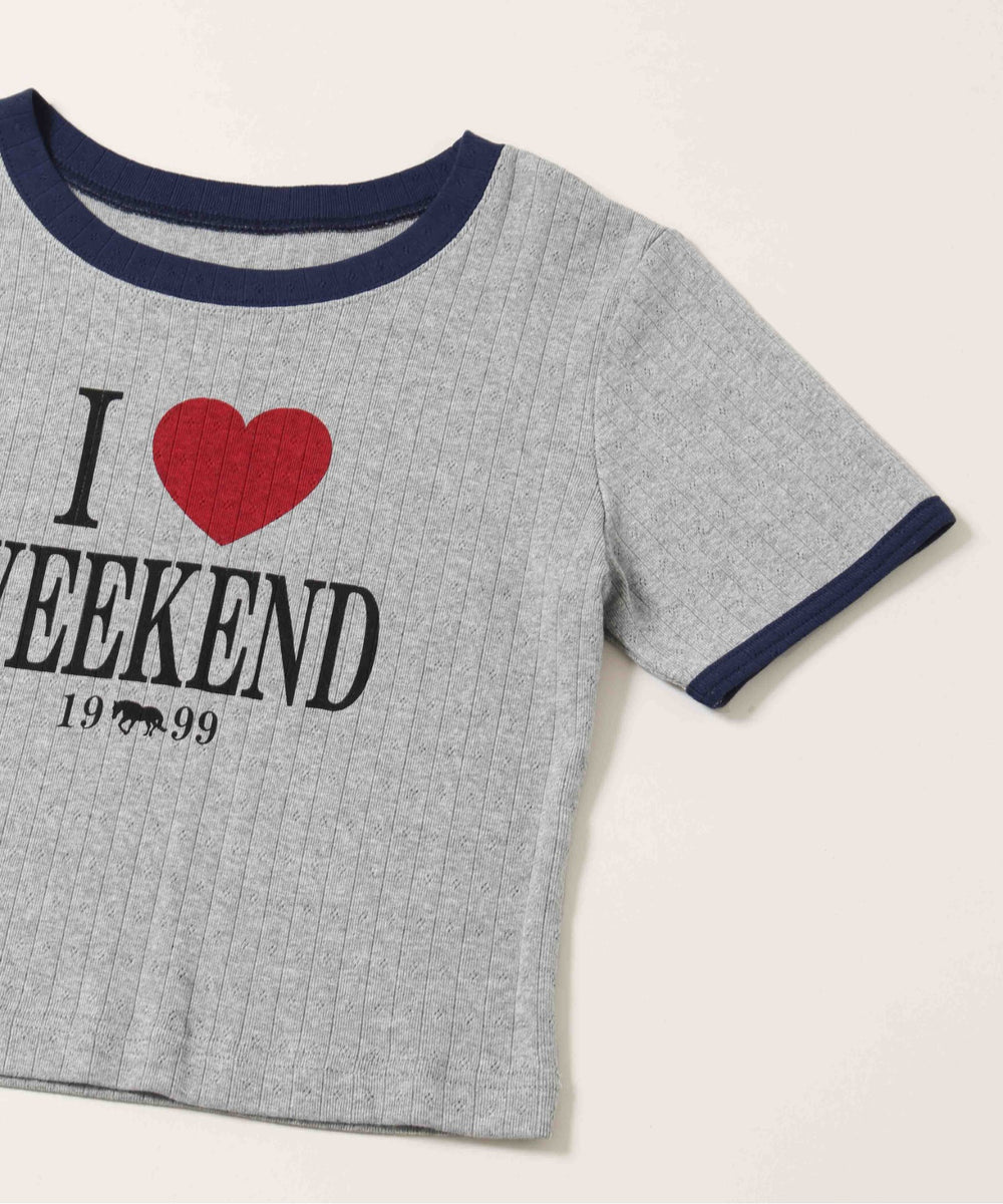 ILOVEWEEKENDTシャツ