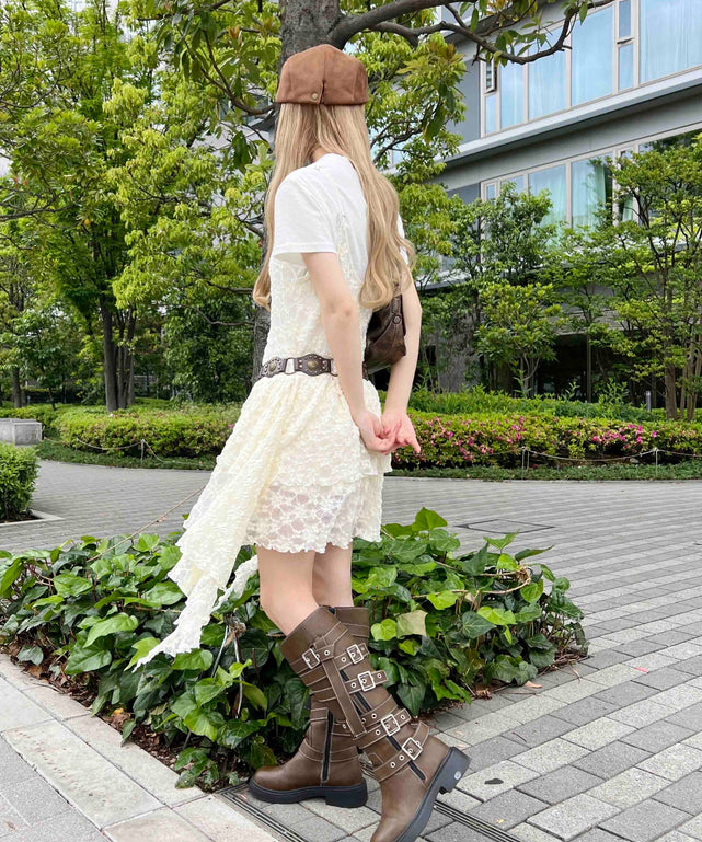 ホワイトアイボリー モデル：160㎝ F着用