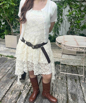 ホワイトアイボリー モデル：155㎝ F着用