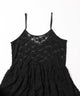 レースヘムキャミワンピース