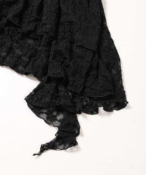 レースヘムキャミワンピース