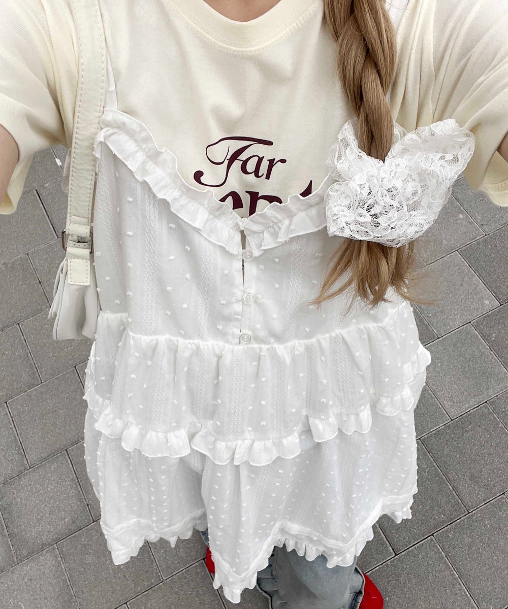 ホワイト モデル：160㎝ F着用