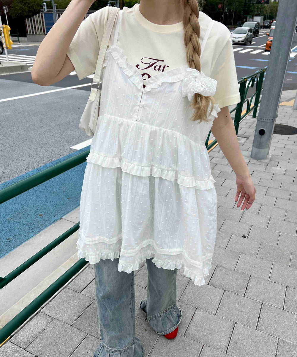 ホワイト モデル：160㎝ F着用