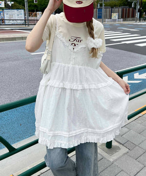 ホワイト モデル：160㎝ F着用