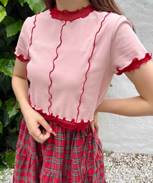 ピンク モデル：160㎝ F着用