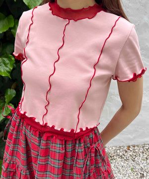 ピンク モデル：160㎝ F着用