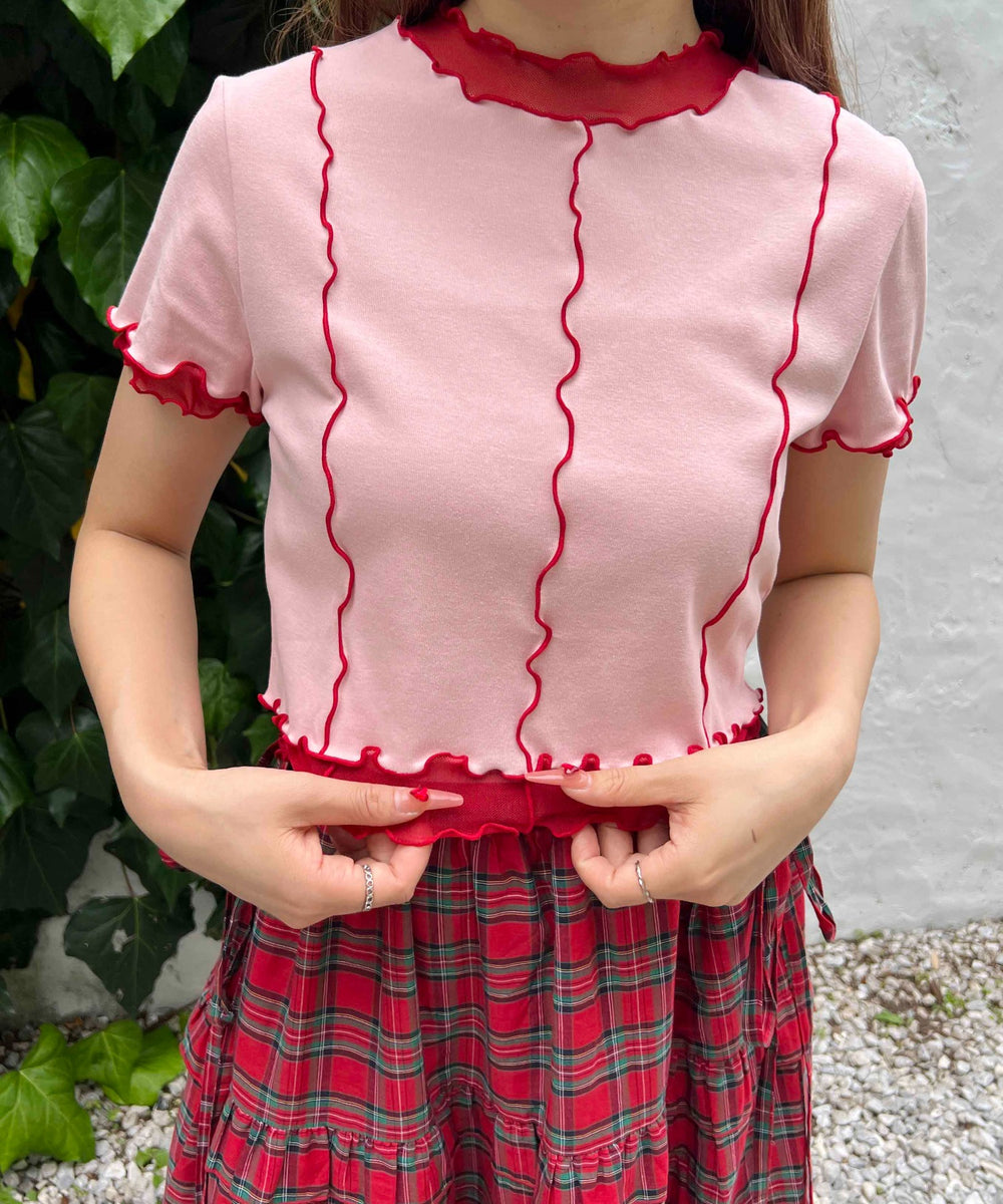 ピンク モデル：160㎝ F着用