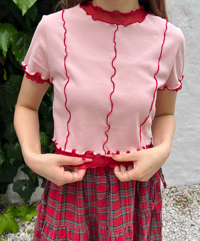 ピンク モデル：160㎝ F着用