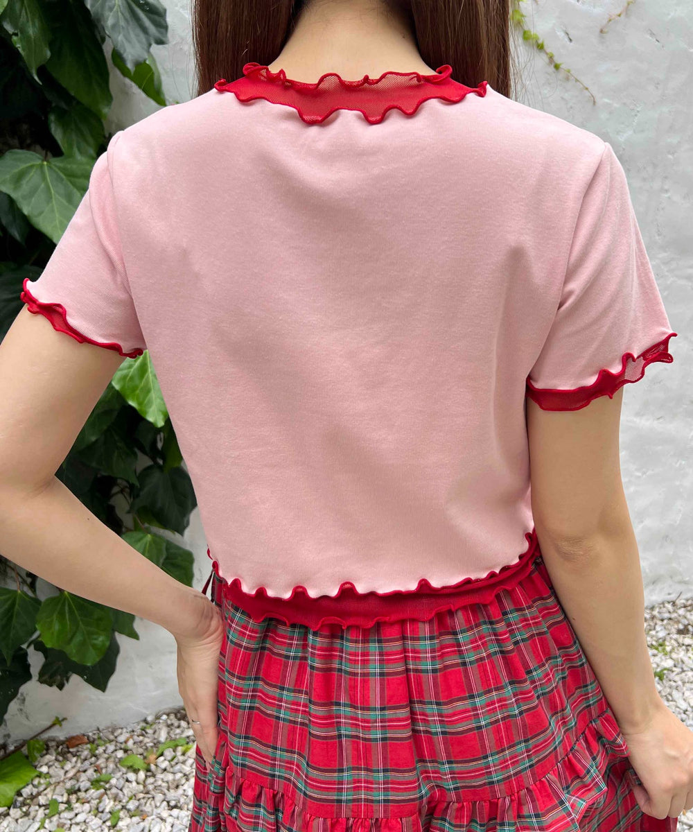 ピンク モデル：160㎝ F着用