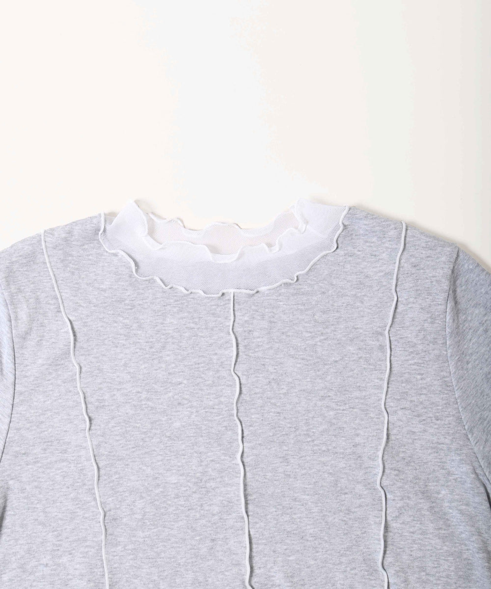 メッシュ切り替えメロウTシャツ