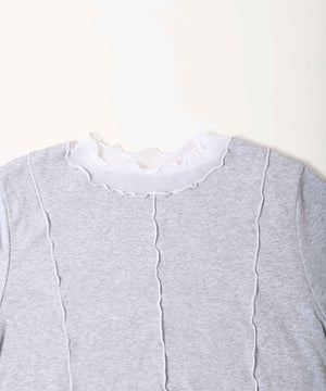 メッシュ切り替えメロウTシャツ