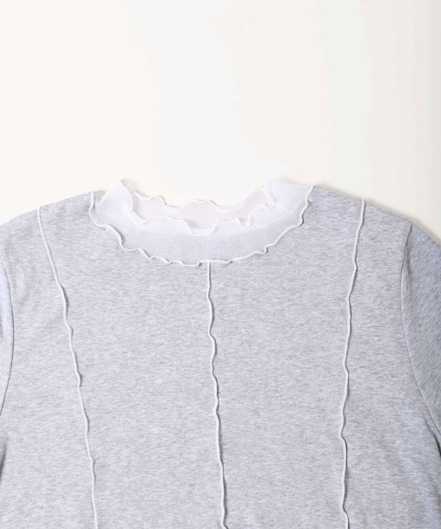 メッシュ切り替えメロウTシャツ