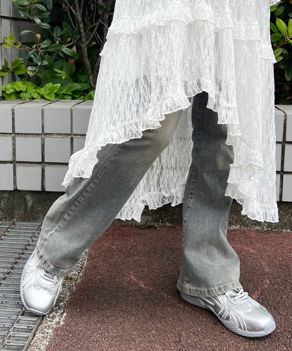 ホワイト モデル：160㎝ F着用